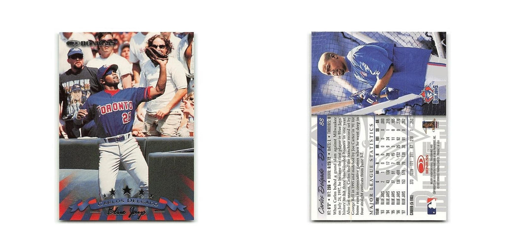 Carlos Delgado 1998 Donruss #88 Toronto Blue Jays Baseball Card NM