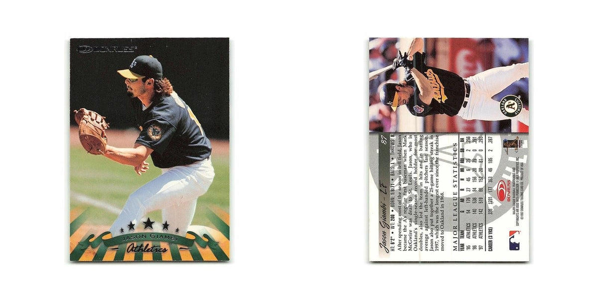 Jason Giambi 1998 Donruss #87 Oakland Athletics Baseball Card NM