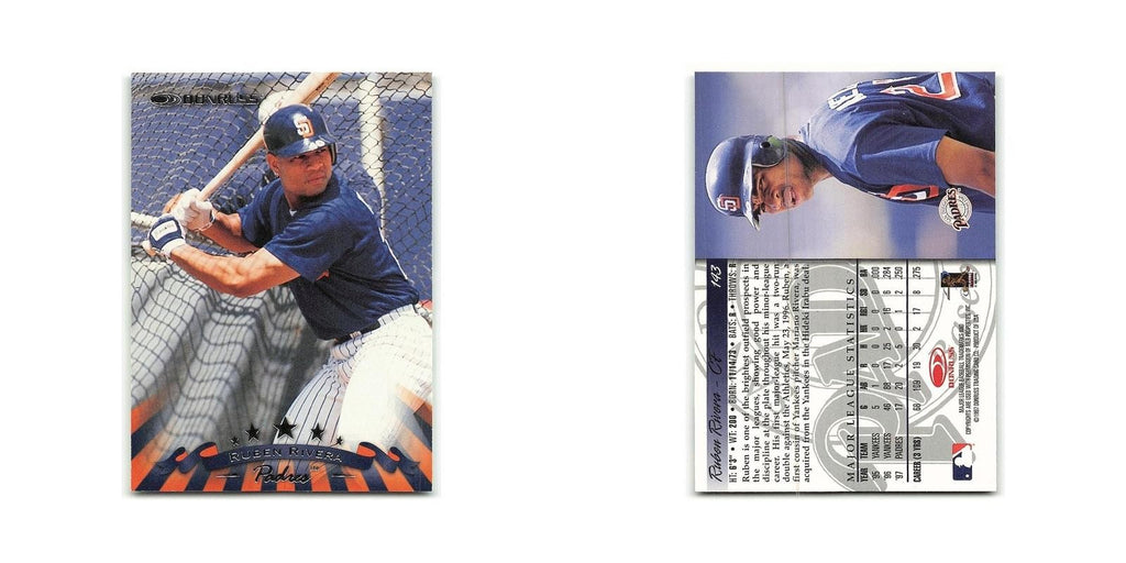 Ruben Rivera 1998 Donruss #143 San Diego Padres Baseball Card NM