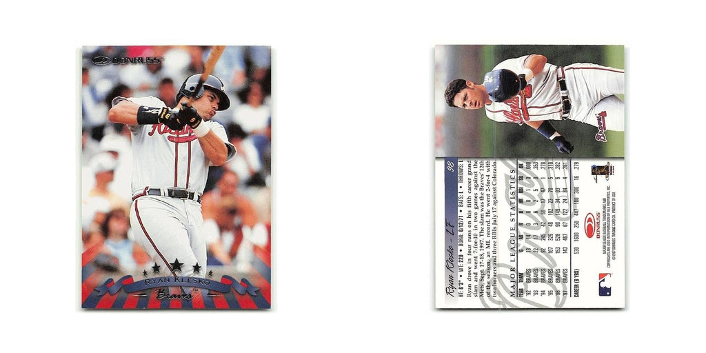 Ryan Klesko 1998 Donruss #98 Atlanta Braves Baseball Card NM