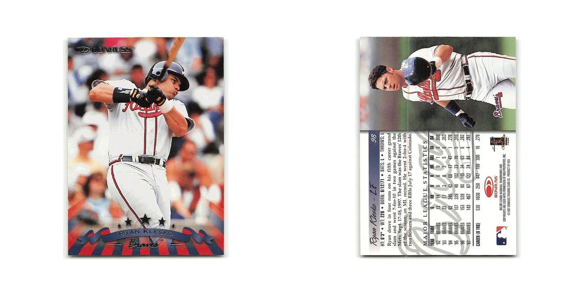 Ryan Klesko 1998 Donruss #98 Atlanta Braves Baseball Card NM