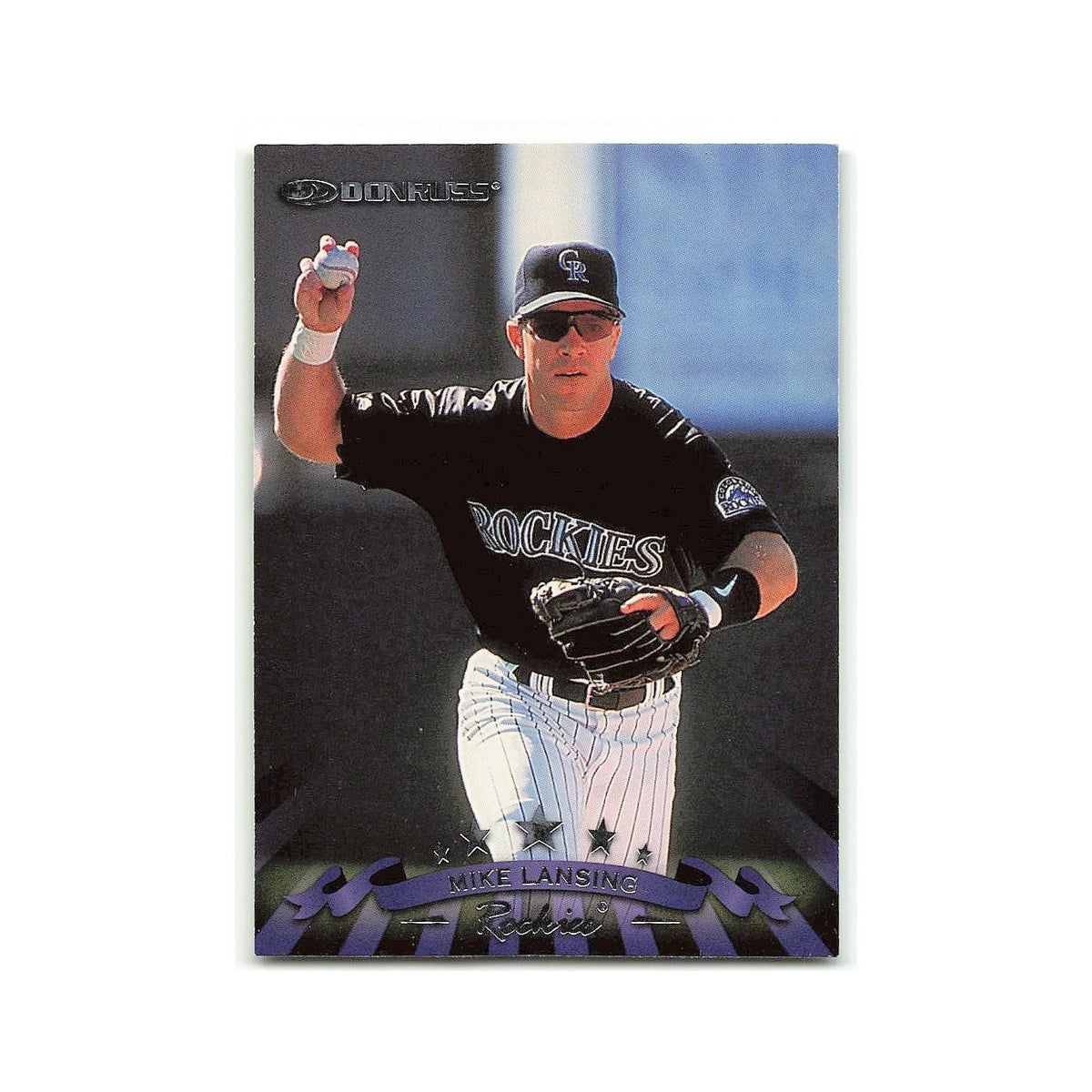 Mike Lansing 1998 Donruss #256 Colorado Rockies Baseball Card NM