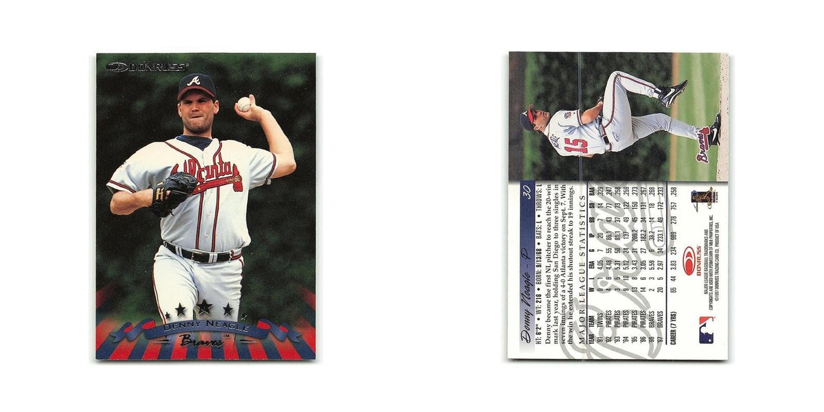 Denny Neagle 1998 Donruss #30 Atlanta Braves Baseball Card NM