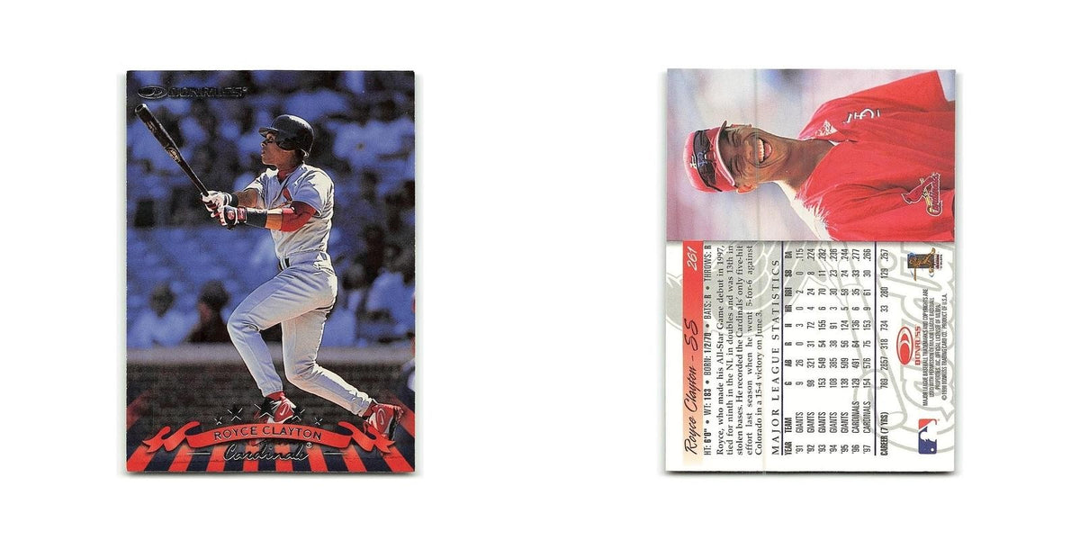 Royce Clayton 1998 Donruss #261 St. Louis Cardinals Baseball Card NM