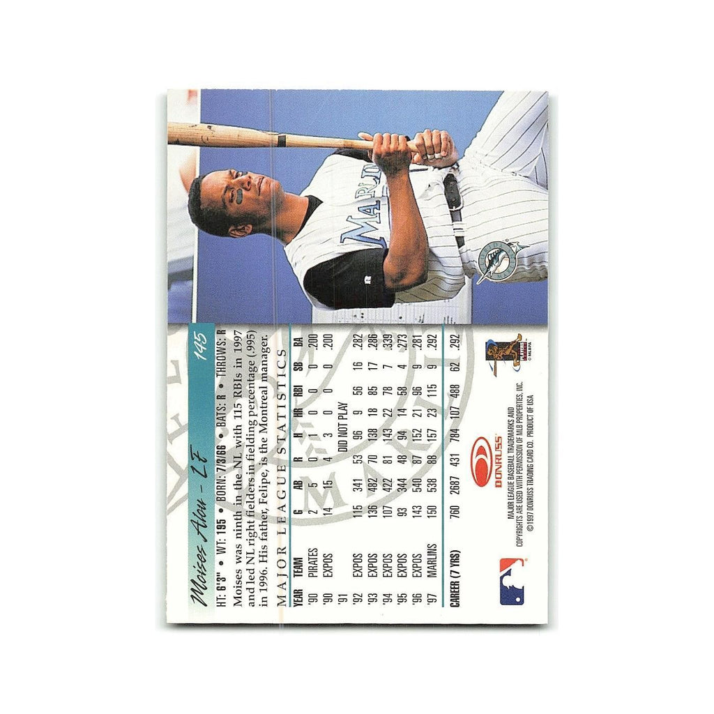Moises Alou 1998 Donruss #145 Florida Marlins Baseball Card NM