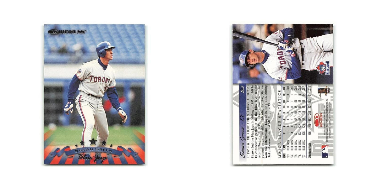 Shawn Green 1998 Donruss #153 Toronto Blue Jays Baseball Card NM