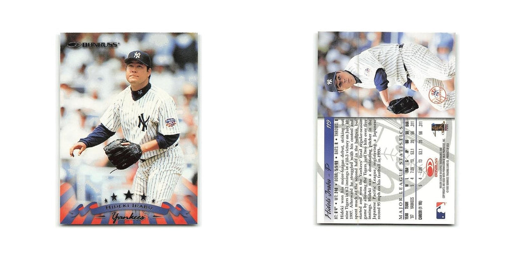 Hideki Irabu 1998 Donruss #119 New York Yankees Baseball Card NM