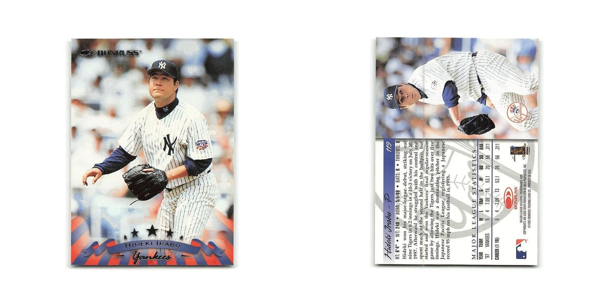 Hideki Irabu 1998 Donruss #119 New York Yankees Baseball Card NM