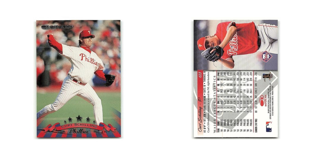 Curt Schilling 1998 Donruss #123 Philadelphia Phillies Baseball Card NM