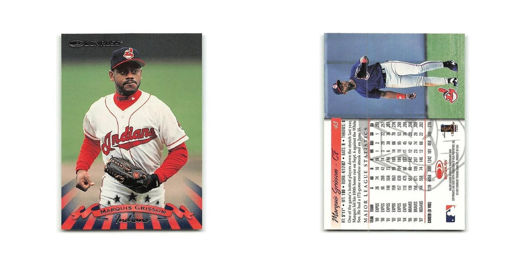 Marquis Grissom 1998 Donruss #43 Cleveland Indians Baseball Card NM