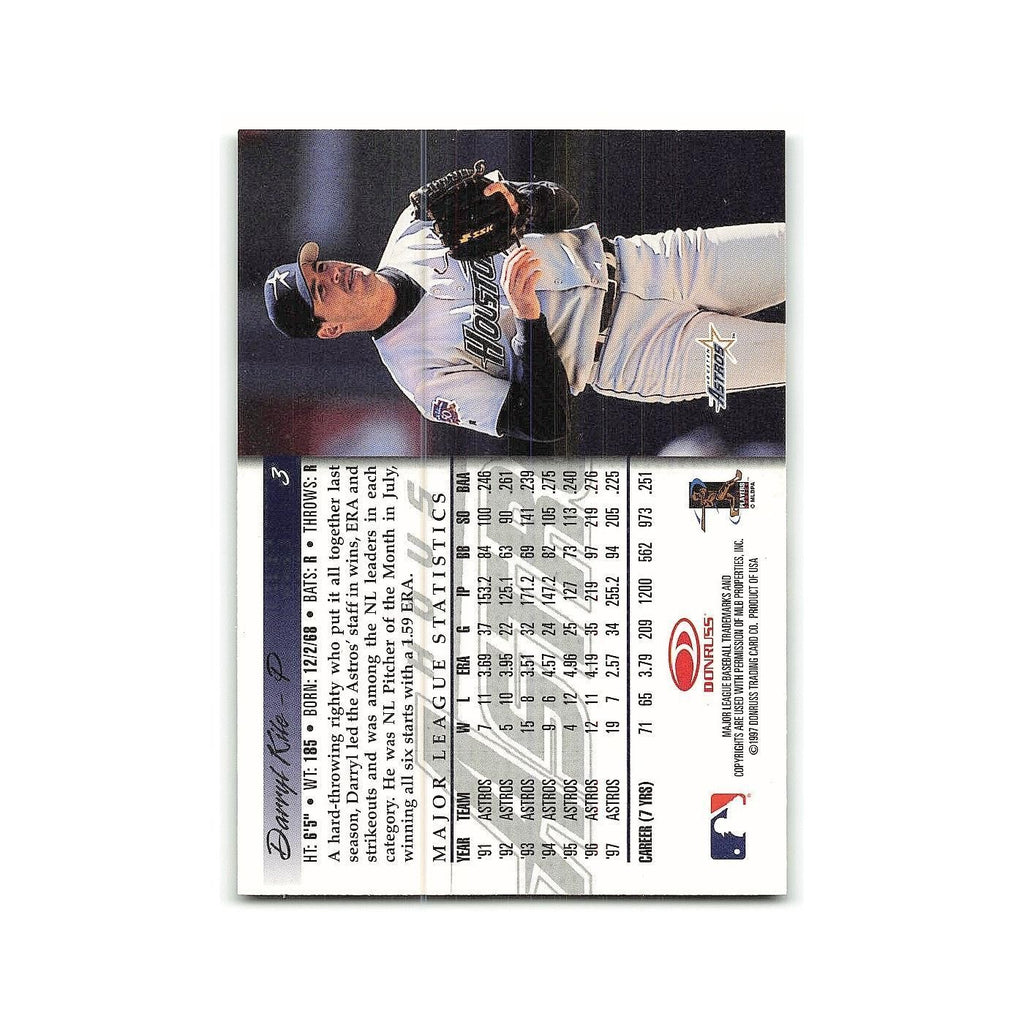 Darryl Kyle 1998 Donruss #3 Houston Astros Baseball Card NM