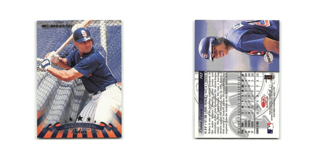 Ruben Rivera 1998 Donruss #143 San Diego Padres Baseball Card NM