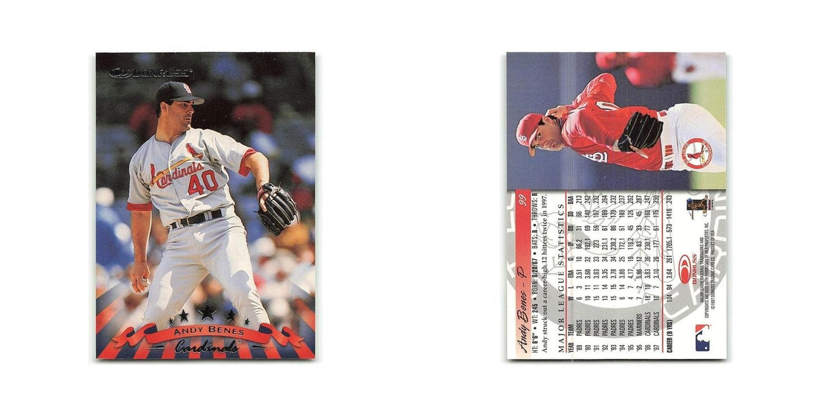 Andy Benes 1998 Donruss #99 St. Louis Cardinals Baseball Card NM