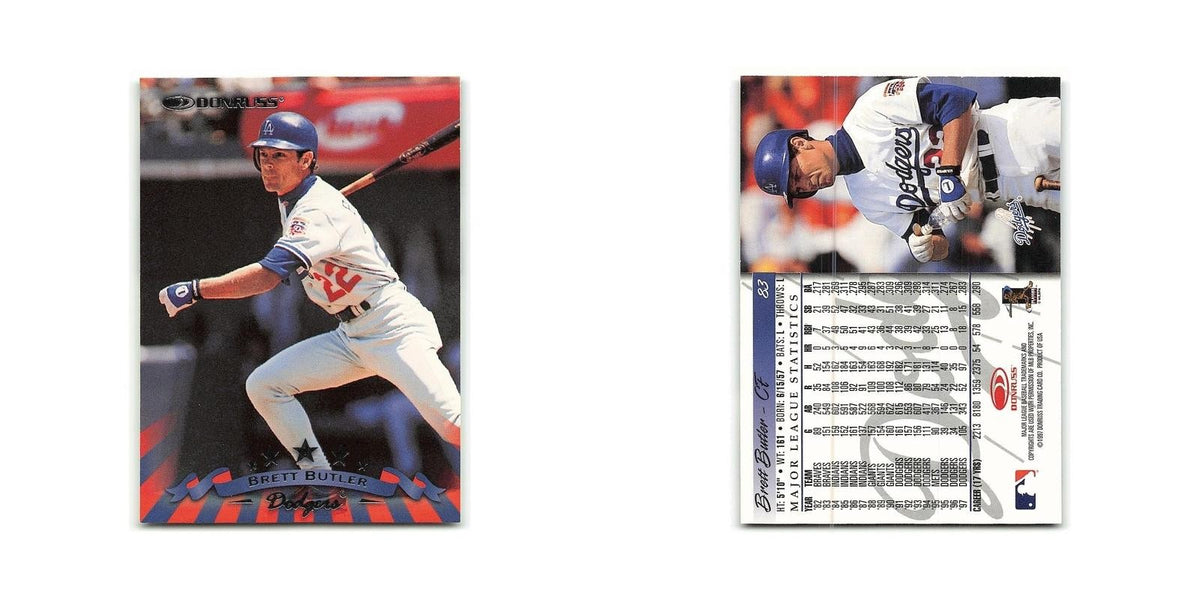 Brett Butler 1998 Donruss #83 Los Angeles Dodgers Baseball Card NM