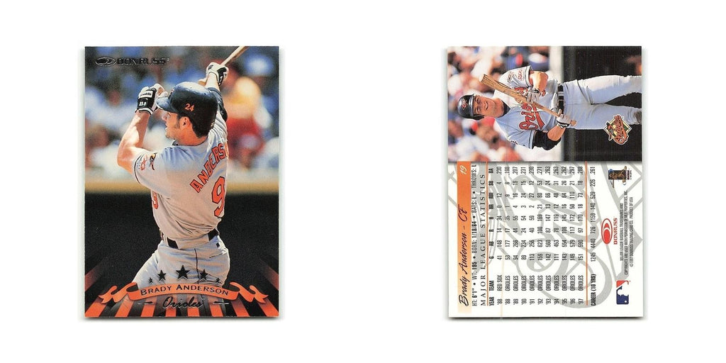 Brady Anderson 1998 Donruss #19 Baltimore Orioles Baseball Card NM