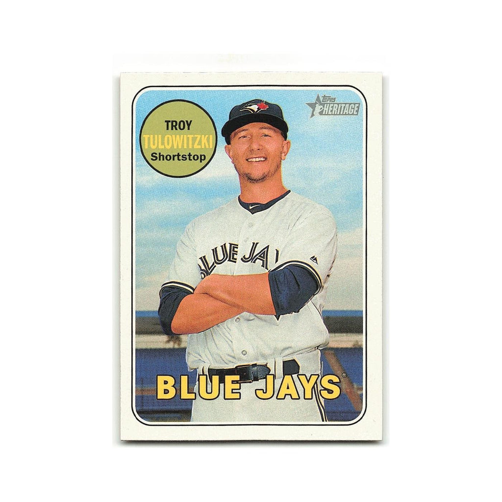 Troy Tulowitzki 2018 Topps Heritage #98 Toronto Blue Jays Baseball Card NM