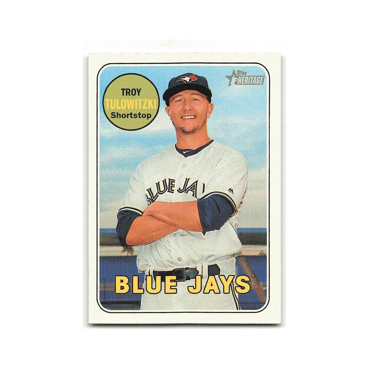 Troy Tulowitzki 2018 Topps Heritage #98 Toronto Blue Jays Baseball Card NM