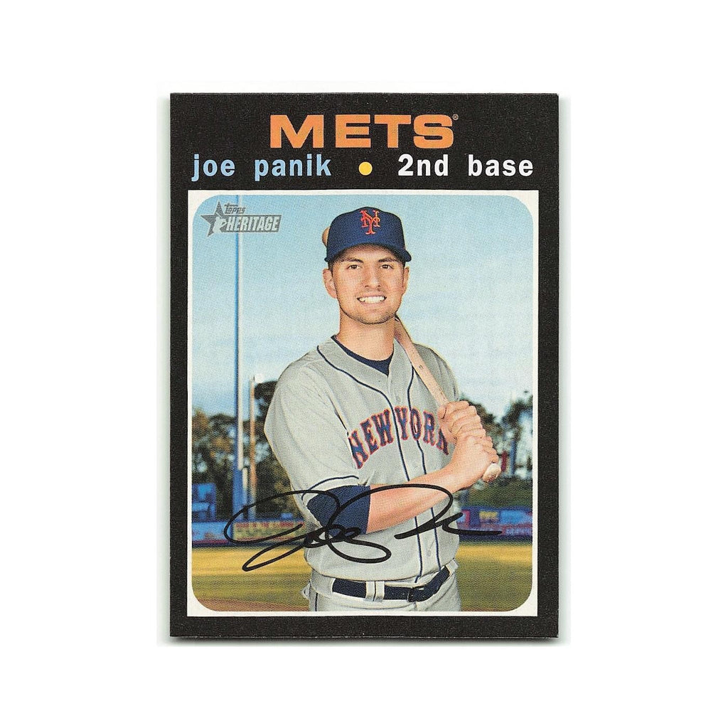 Joe Panik 2020 Topps Heritage #166 New York Mets Baseball Card NM