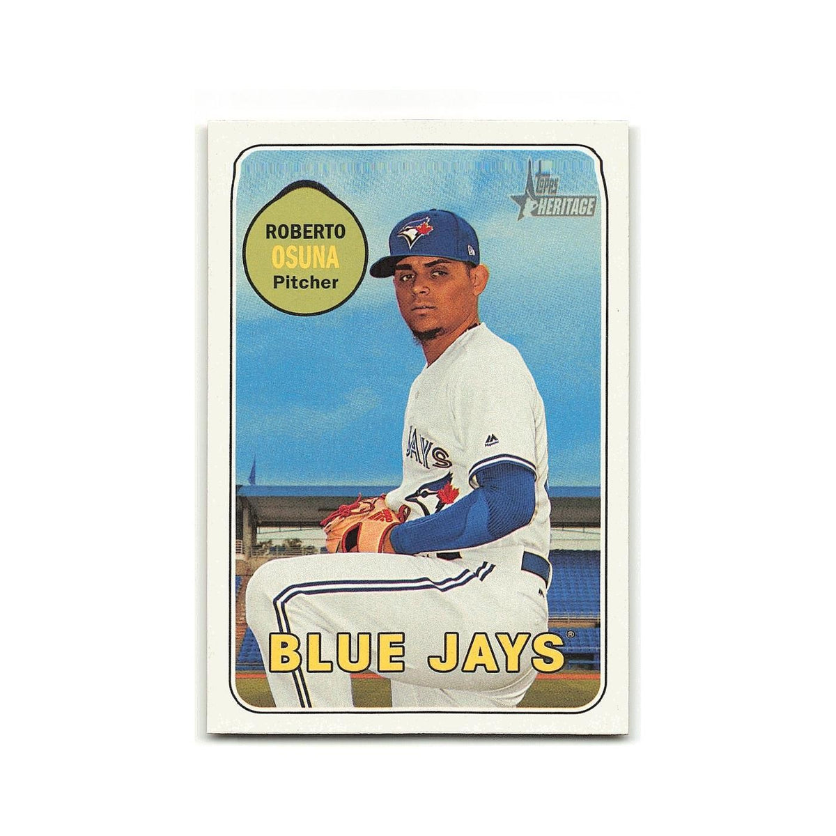 Roberto Osuna 2018 Topps Heritage #194 Toronto Blue Jays Baseball Card NM