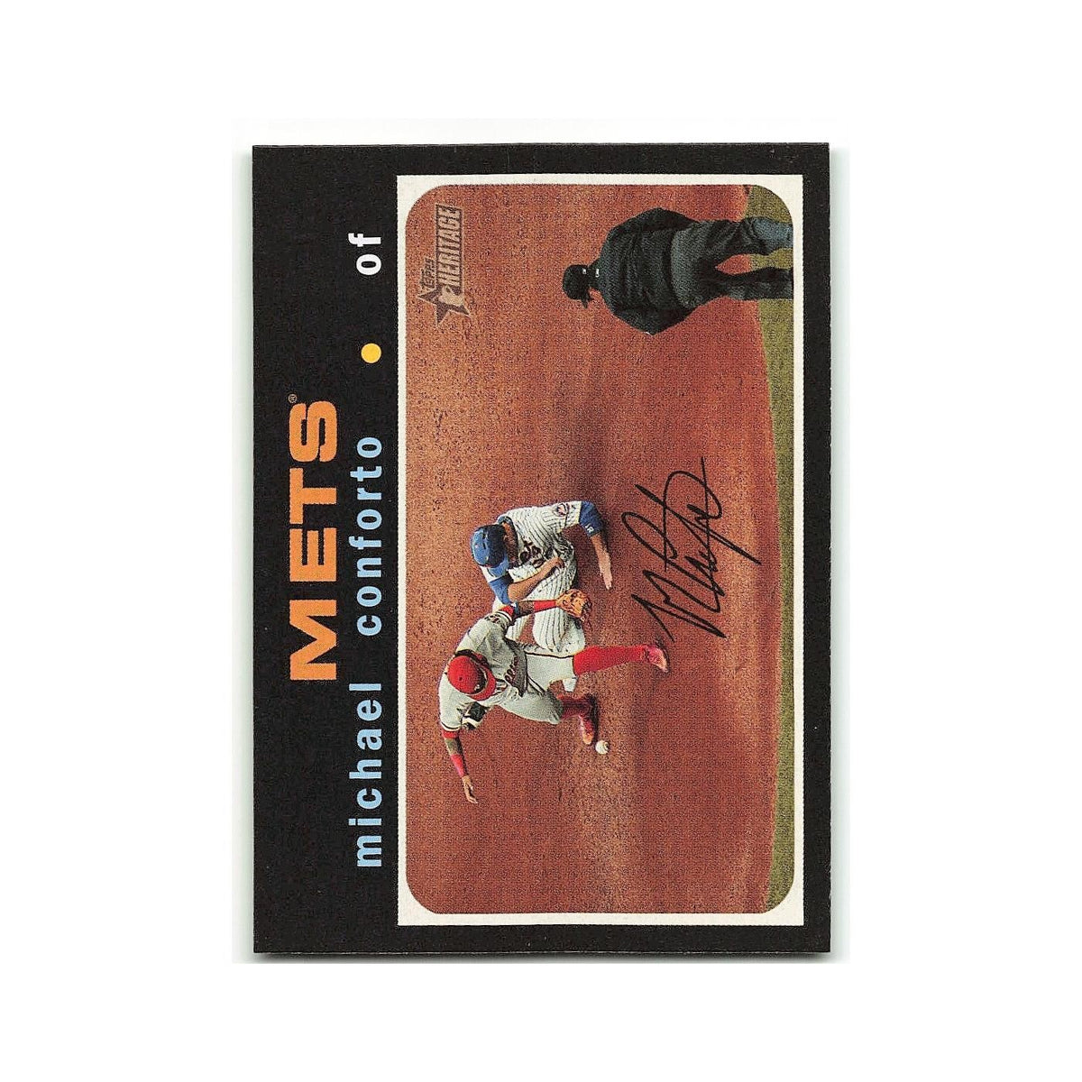 Michael Conforto 2020 Topps Heritage #310 New York Mets Baseball Card NM