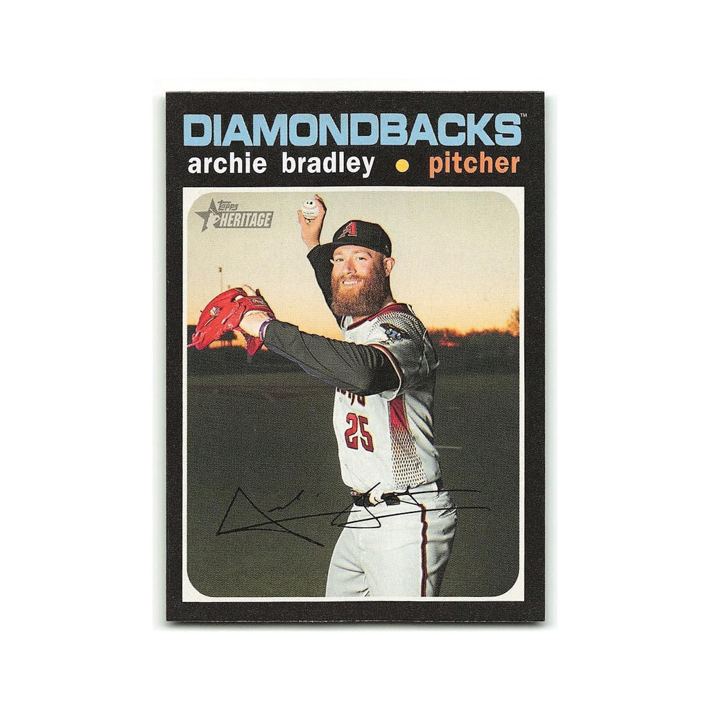 Archie Bradley 2020 Topps Heritage #217 Arizona Diamondbacks Baseball Card NM