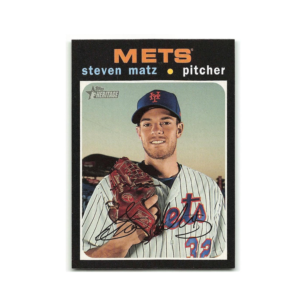 Steven Matz 2020 Topps Heritage #21 New York Mets Baseball Card NM