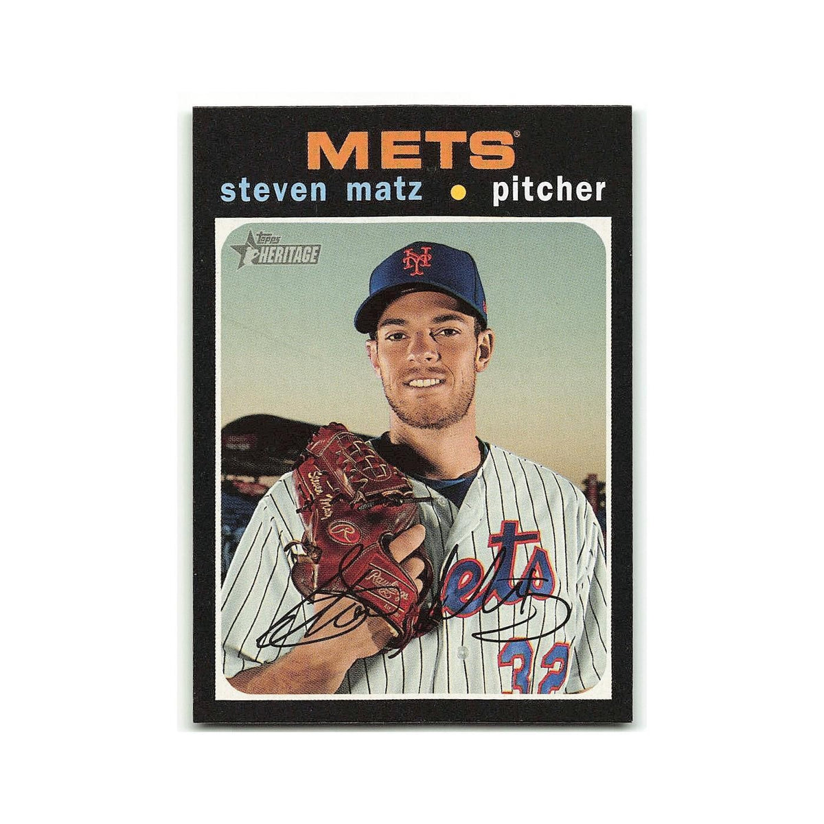 Steven Matz 2020 Topps Heritage #21 New York Mets Baseball Card NM