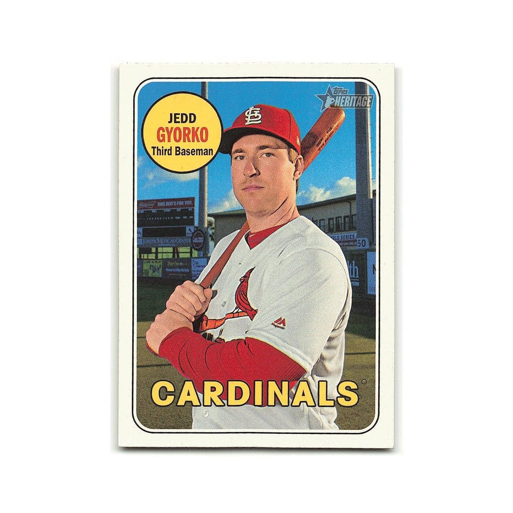 Jedd Gyorko 2018 Topps Heritage #333 St. Louis Cardinals Baseball Card NM