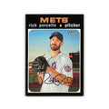 Rick Porcello 2018 Topps Heritage #702 New York Mets Baseball Card NM