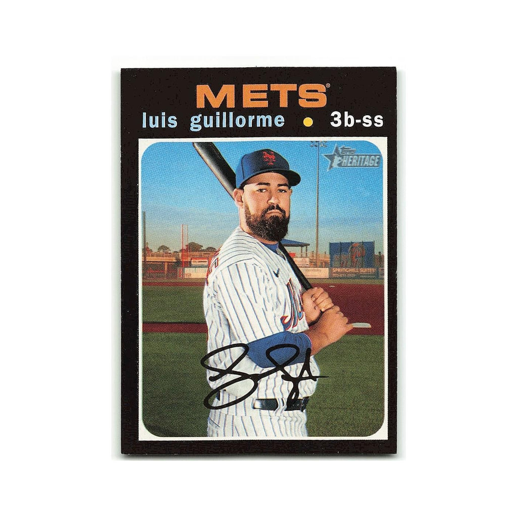 Luis Guillorme 2018 Topps Heritage #682 New York Mets Baseball Card NM