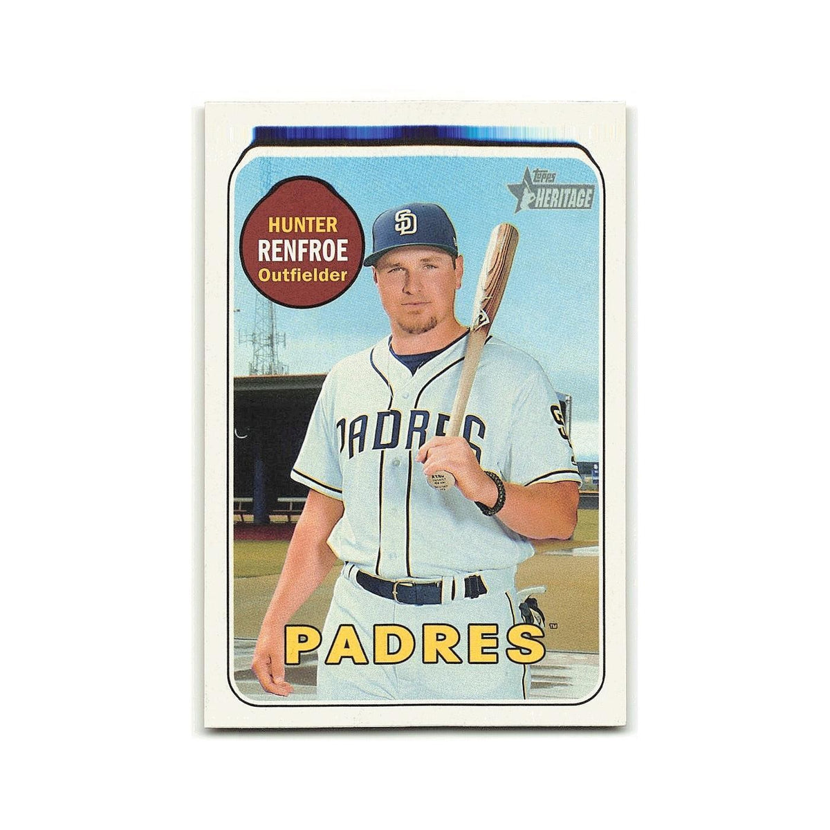 Hunter Renfroe 2018 Topps Heritage #198 San Diego Padres Baseball Card NM