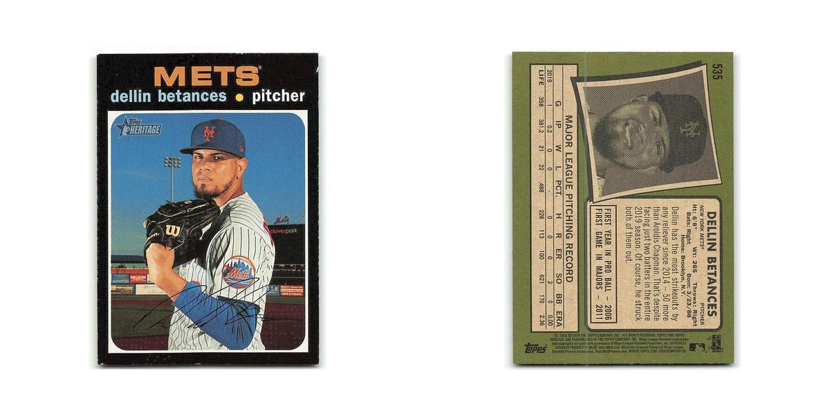 Dellan Betances  2020 Topps Heritage #535 Washington Senators Baseball Card NM