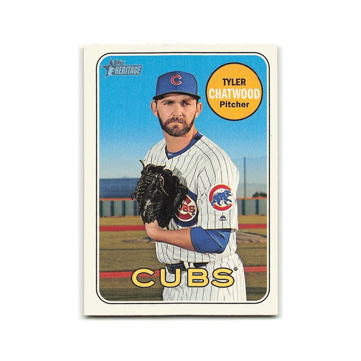 Tyler Chatwood 2018 Topps Heritage #649 Chicago Cubs Baseball Card NM