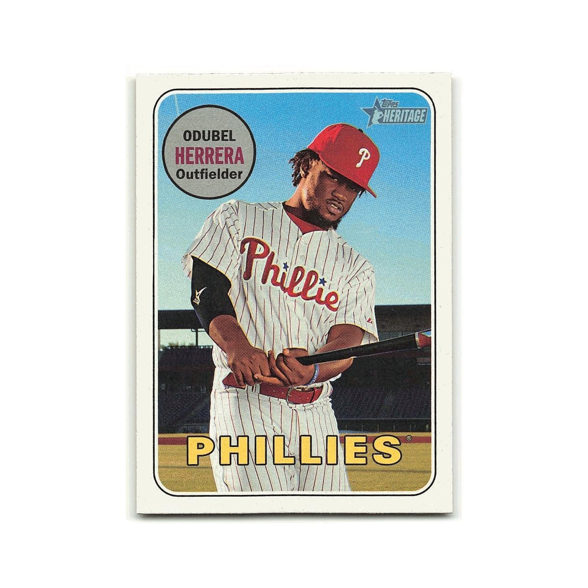 Odubel Herrera 2018 Topps Heritage #306 Philadelphia Phillies Baseball Card NM