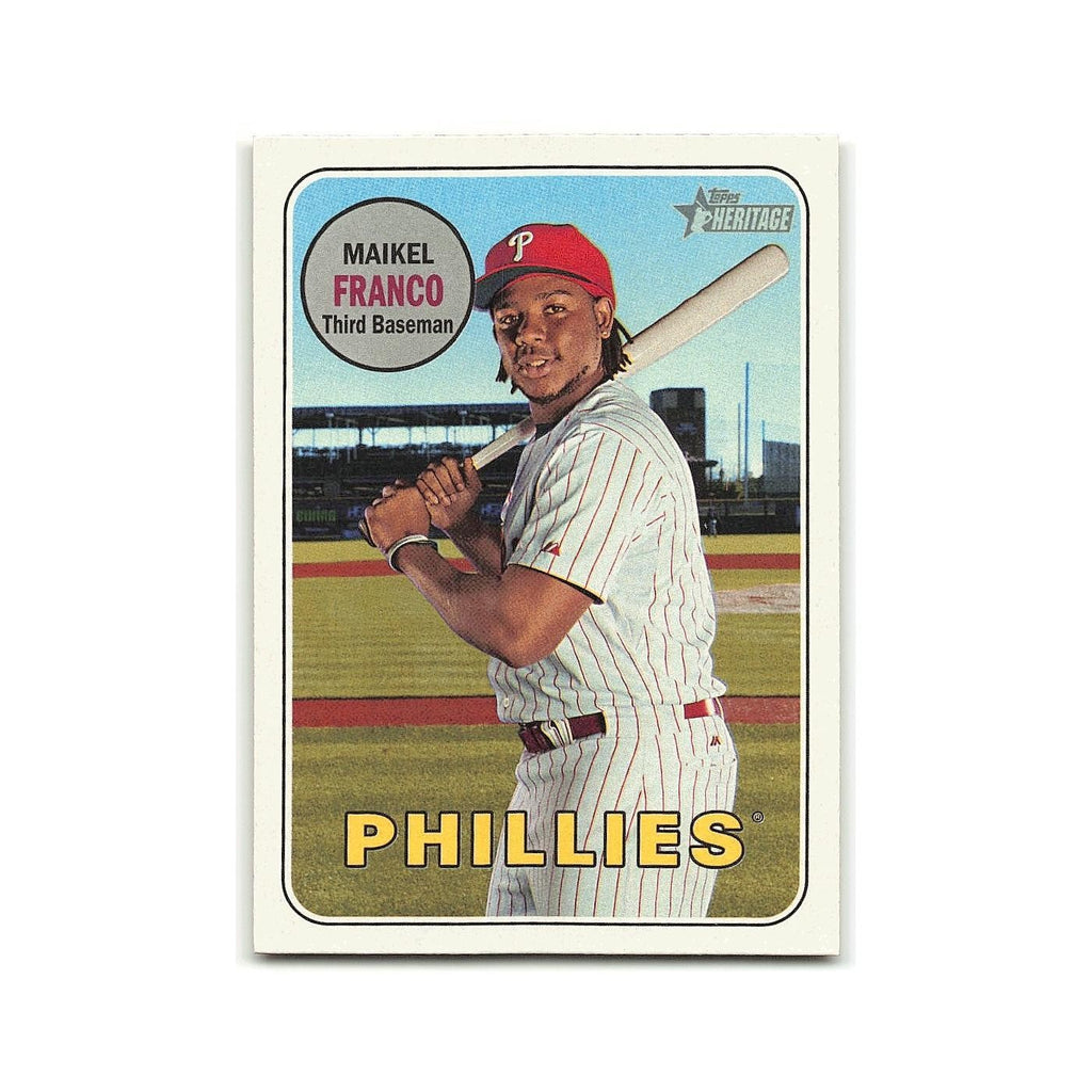 Maikel Franco 2018 Topps Heritage #132 Philadelphia Phillies Baseball Card NM