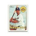 Keon Broxton 2018 Topps Heritage #243 Milwaukee Brewers Baseball Card NM