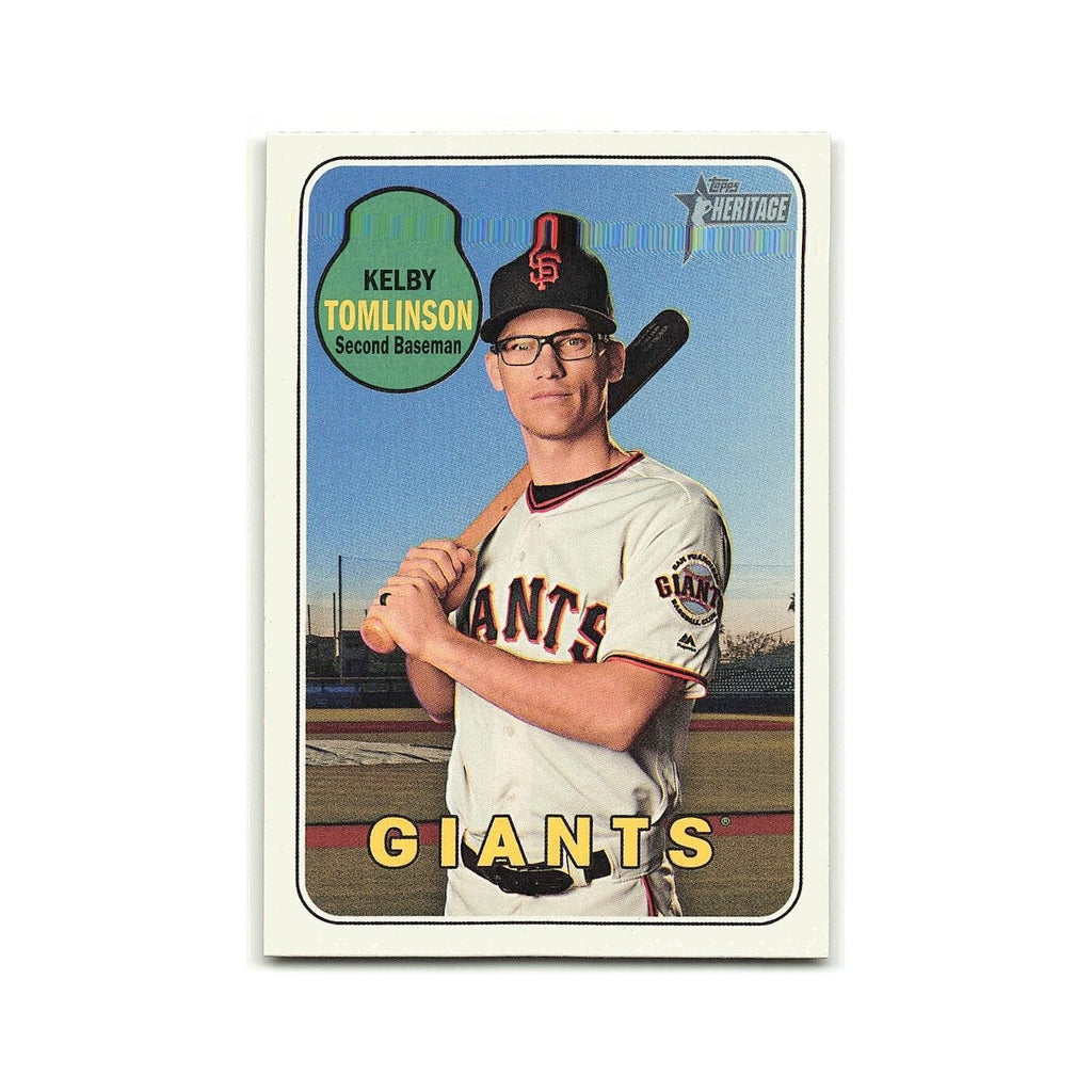 Kelby Tomlinson 2018 Topps Heritage #681 San Francisco Giants Baseball Card NM