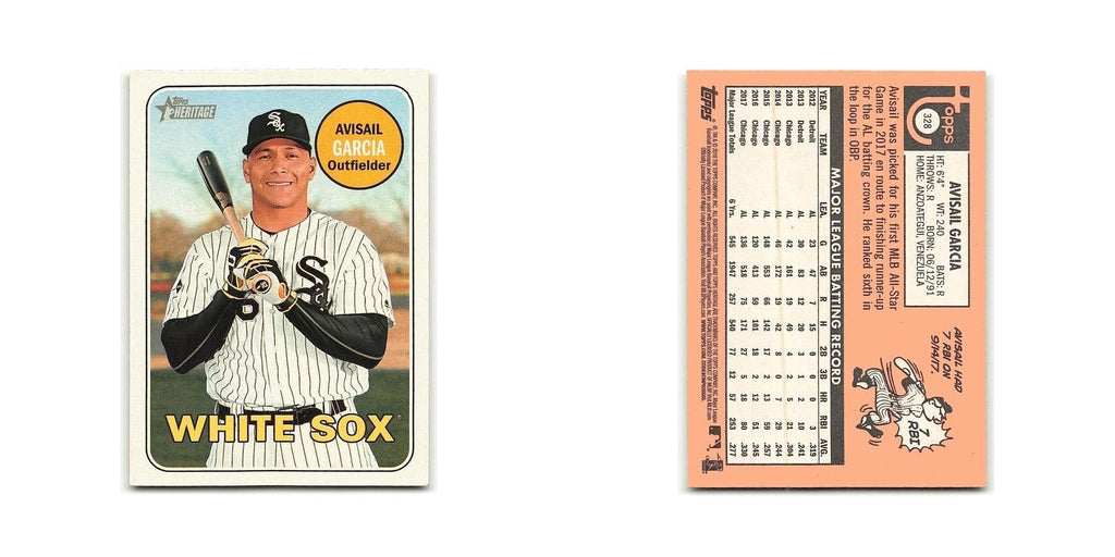 Avisail Garcia 2018 Topps Heritage #328 Chicago White Sox Baseball Card NM