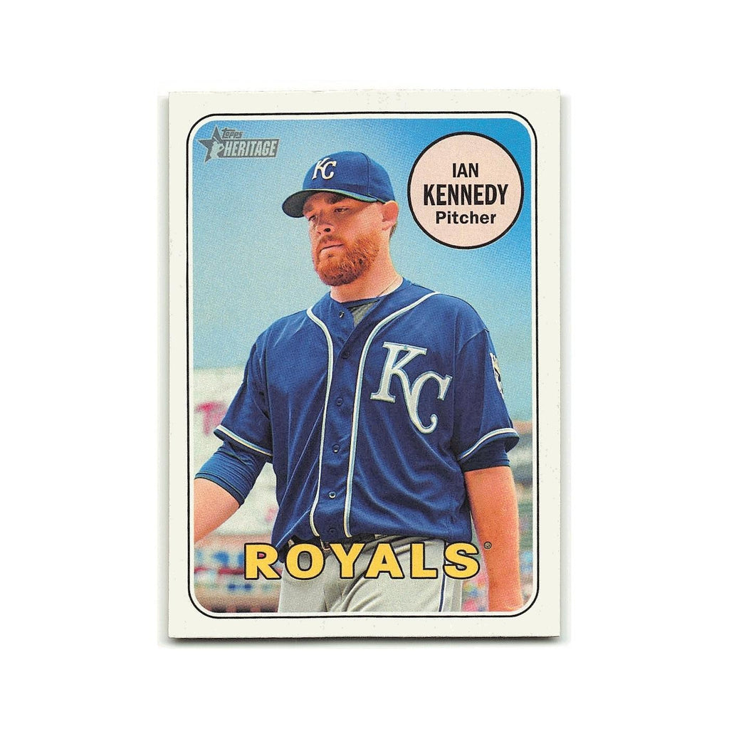 Ian Kennedy 2018 Topps Heritage #363 Kansas City Royals Baseball Card NM
