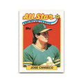 Jose Canseco 1989 Topps #401 Oakland Athletics Baseball Card NM