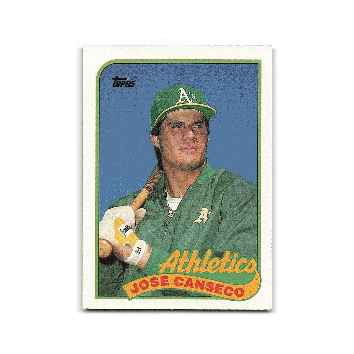 Jose Canseco 1989 Topps #500 Oakland Athletics Baseball Card NM