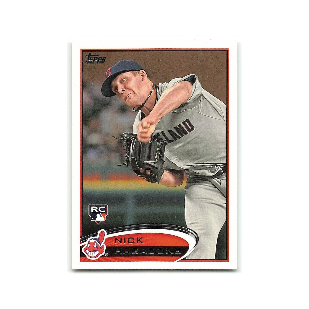 Nick Hagadone 2012 Topps #6 Cleveland Indians Baseball Card NM
