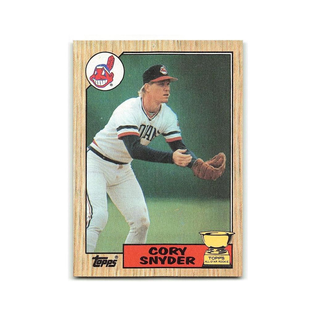 Cory Snyder 1987 Topps #192 Cleveland Indians Baseball Card NM