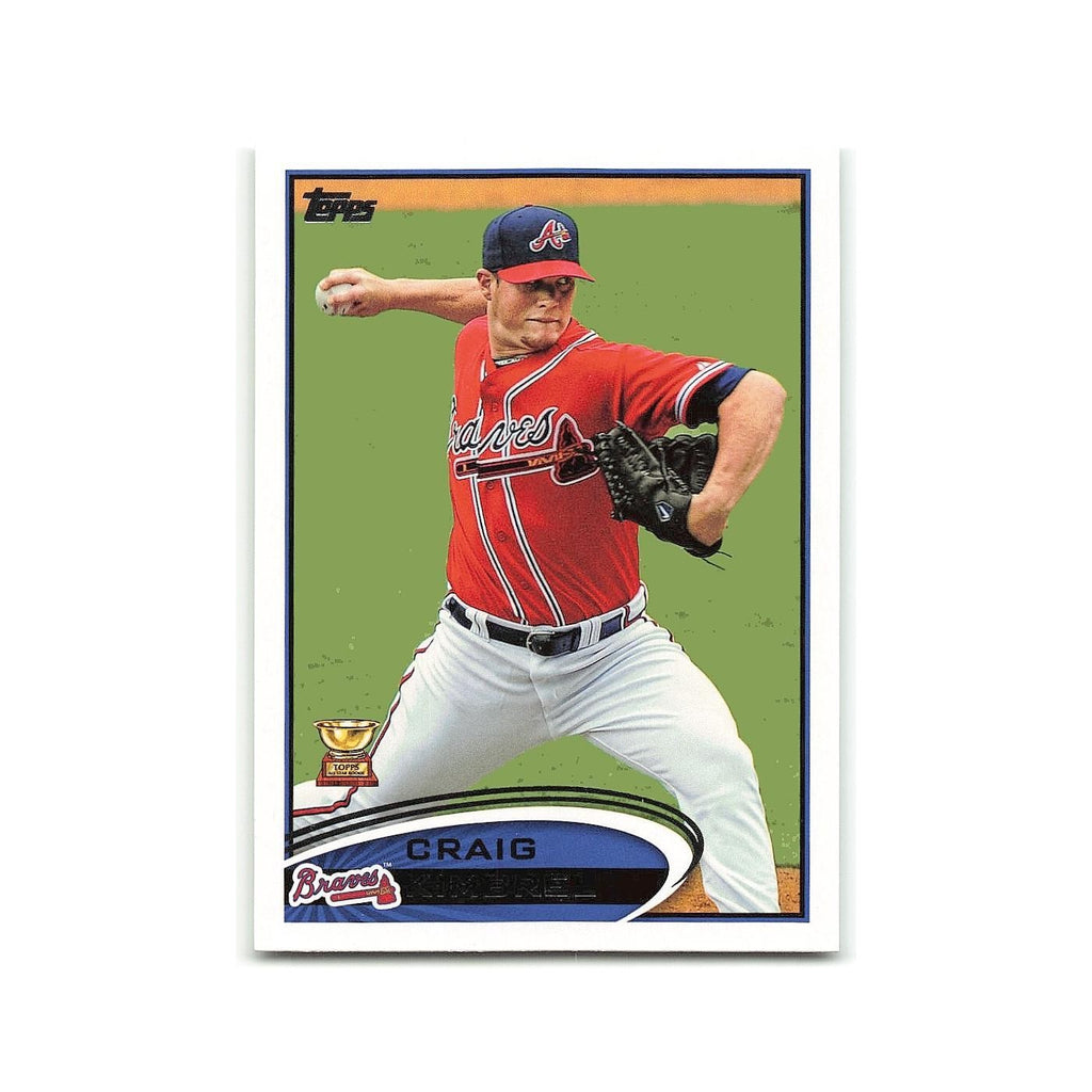 Craig Kimbrel Gold Cup 2012 Topps #87 Atlanta Braves Baseball Card NM