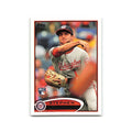 Steve Lombardozzi Rookie 2012 Topps #134 Washington Nationals Baseball Card NM