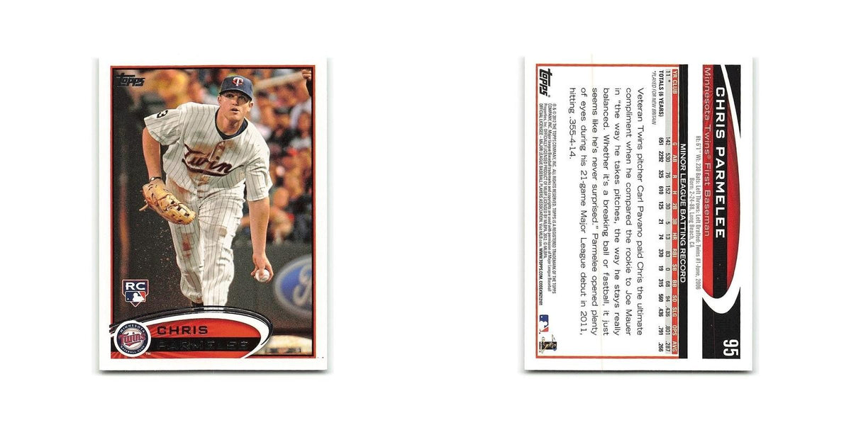 Chris Parmelee Rookie 2012 Topps #95 Minnesota Twins Baseball Card NM