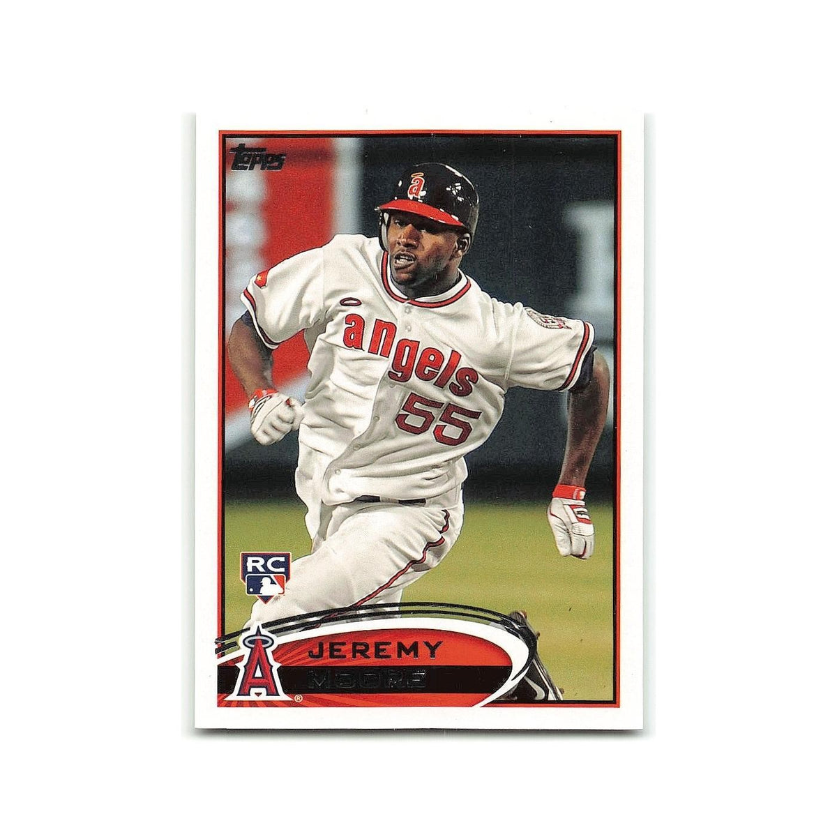 Jeremy Moore Rookie 2012 Topps #277 Los Angeles Angels Baseball Card NM