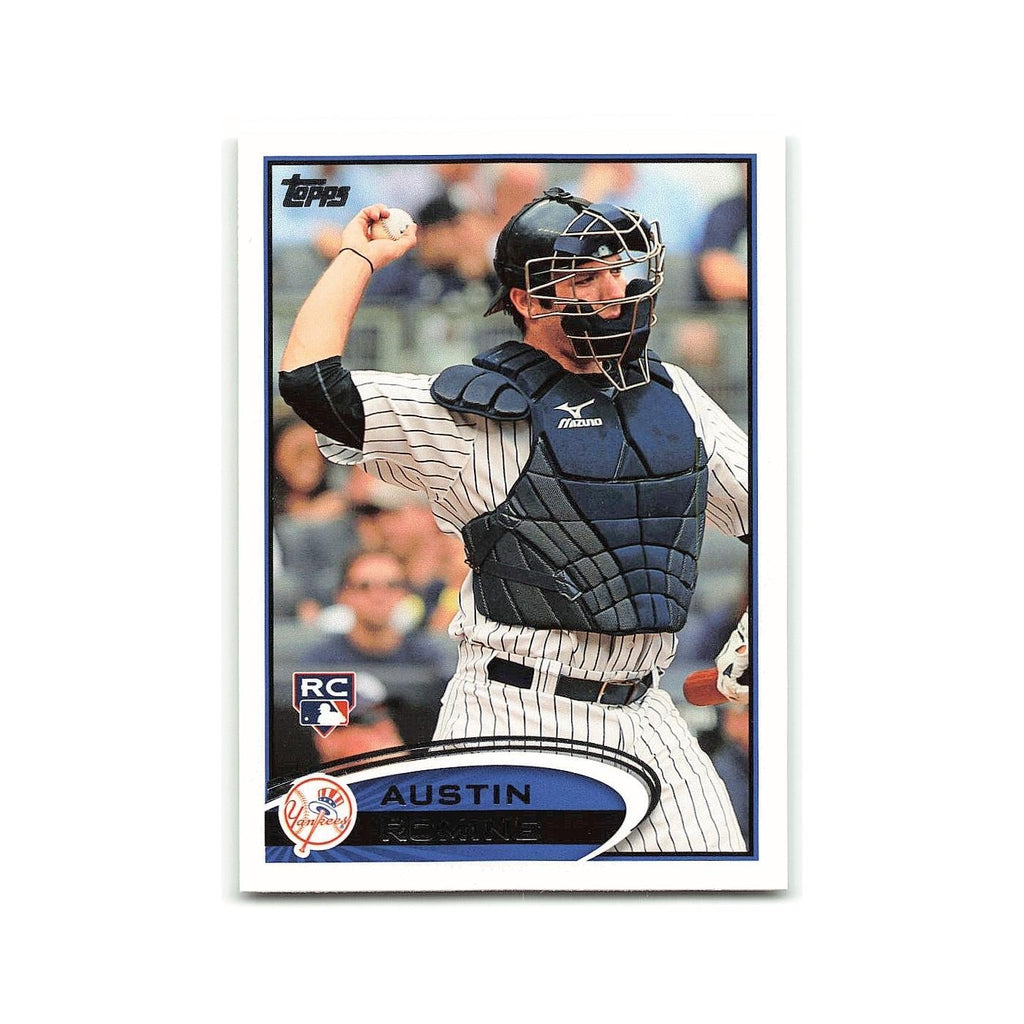 Austin Romine Rookie 2012 Topps #79 New York Yankees Baseball Card NM