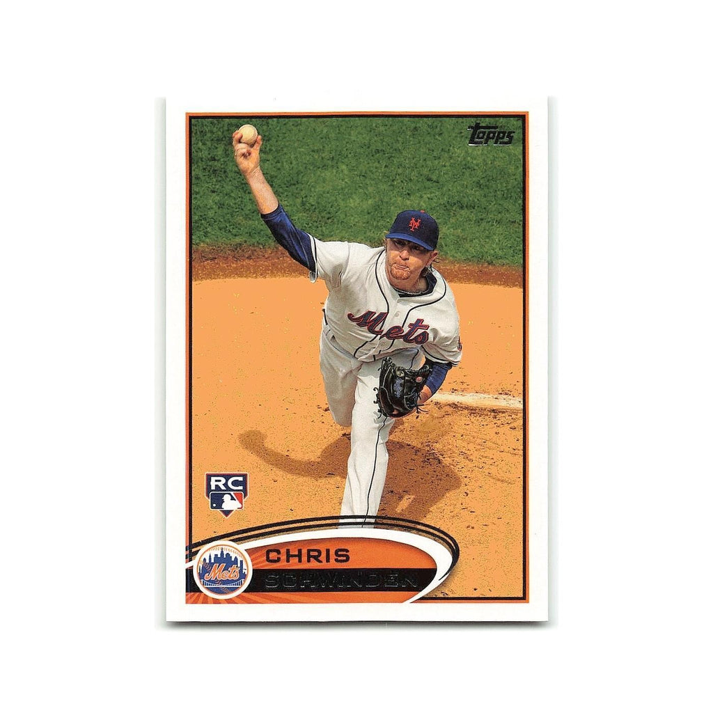 Chris Schwinden Rookie 2012 Topps #325 New York Mets Baseball Card NM