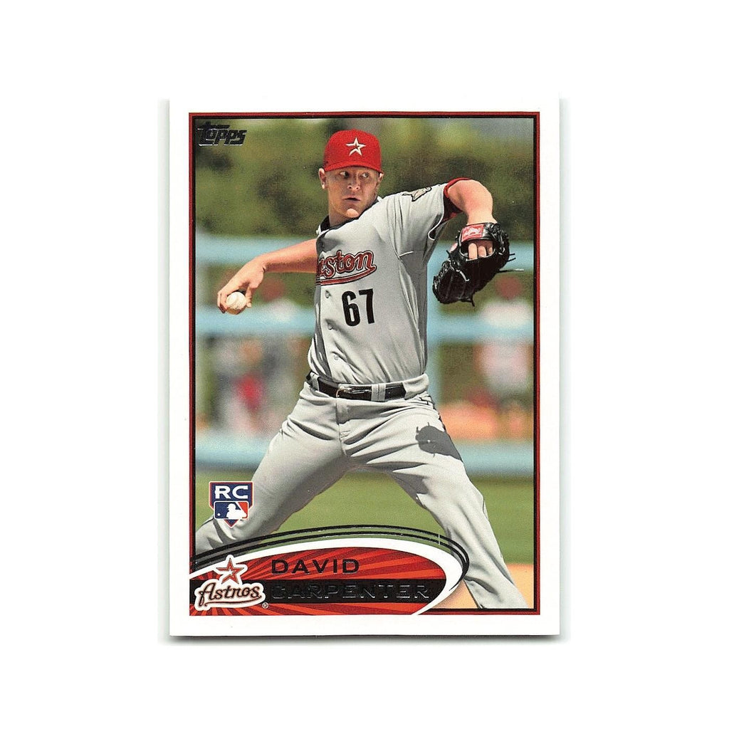 David Carpenter Rookie 2012 Topps #595 Houston Astros Baseball Card NM
